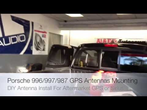 Porsche Carrera Aftermarket Antenna Placement For GPS, Navigation, Satellite Radio