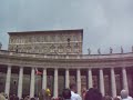 Pope Benedict XVI and pan of St. Peter's Square!