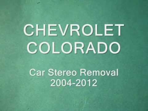Chevrolet Colorado Stereo Removal and Repair 2004-2012