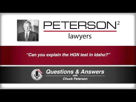 how to properly administer hgn test