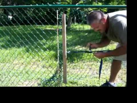 how to patch chain link fence