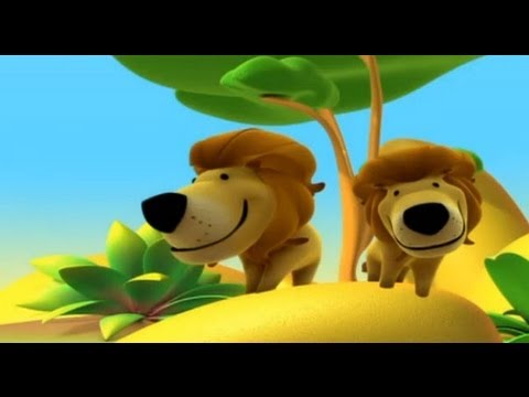 The Lion, Alex in the Jungle - Cartoon to Learn about animals, for children