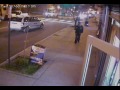 This drunk man plays chicken with a car... The car wins lol
