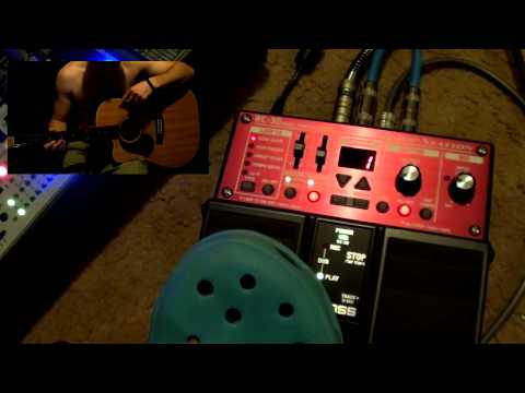 rc30 - This video will show you how the RC-30 works - it includes: Using a tap tempo drum beat, dual channel looping, cycling through the effects, removing a mistak...
