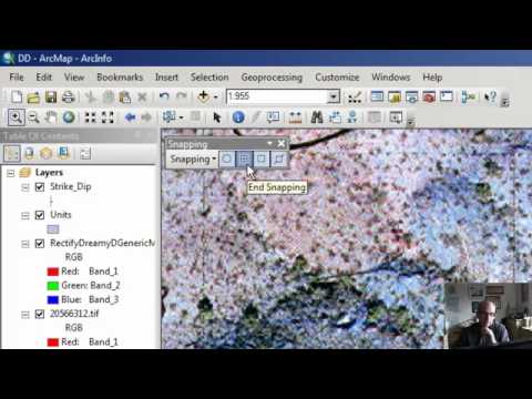 how to snap arcmap