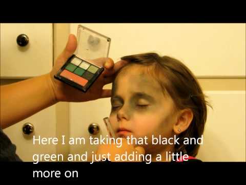 how to apply easy zombie makeup