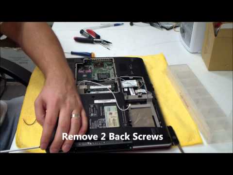 how to open gateway laptop m-series
