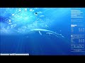 Xwinwrap contain functions to append software to a desktop overlay. I appended the "atlantis screensaver on top of an underwater scenery. Bit laggy because of on-the-fly encoding of 1680x1050 video