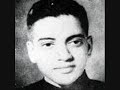 Hindustani classical vocal by D.V Paluskar. Pandit D.V. Paluskar 1921 to 1955.Never has any classical musican acheived legendary status in such a short lifetime. Pt D V Paluskar was the son of the legendary Vishnu Digambar Paluskar.  V D Paluskar died when young Paluskar was just 10. D V Paluskar then got trained from two of his father's desciples. But later on he evolved his own style of singing. He was known for his melodious voice and enchanting rendition of devotional songs. The fate snatched Pt Paluskar suddenly from us when he was only 34.