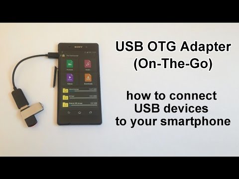 how to connect usb storage to xperia z