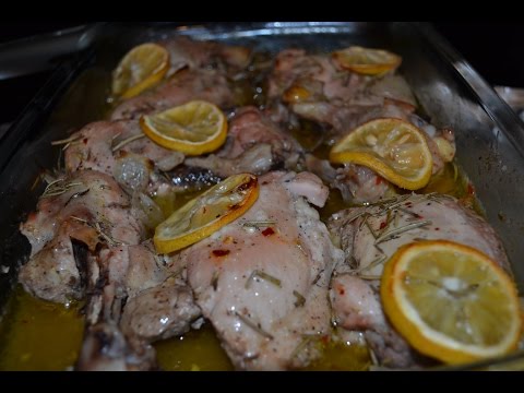 HOW TO MAKE ROASTED ROSEMARY, LEMON, GARLIC CHICKEN!