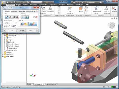 Tutorial Inventor - Criação de montagens