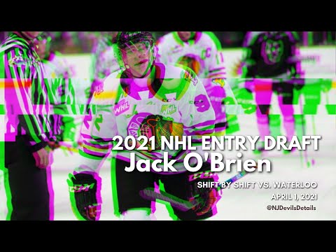 2021 NHL Draft | Jack O'Brien (#92) Shift by Shift vs Waterloo, April 1, 2021