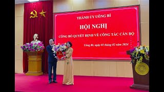 Công bố Quyết định về công tác cán bộ