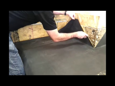 how to fit oak upstands