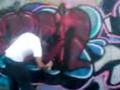 Graffiti Mexico Paren volando al acua