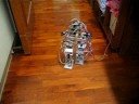 DIY Bipedal Robot Test 11 - Fast Walking @ 0.55 sec per step