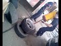 Fitting a tire to a wide rims