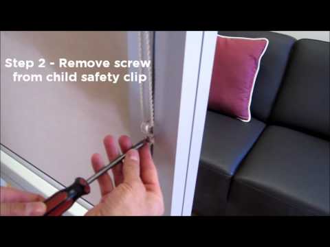 how to fit a b&q roller blind