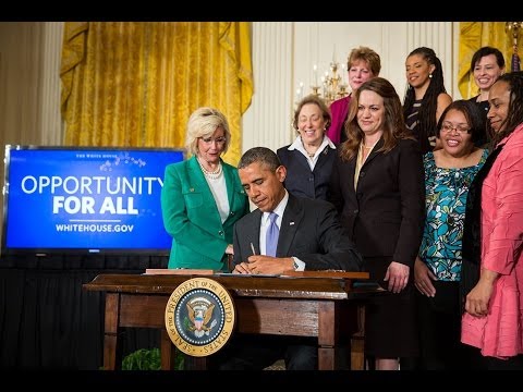 President Obama Speaks on Equal Pay for Equal Work