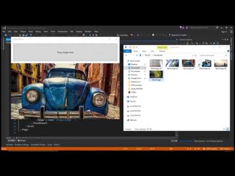 Drag and Drop image in UWP