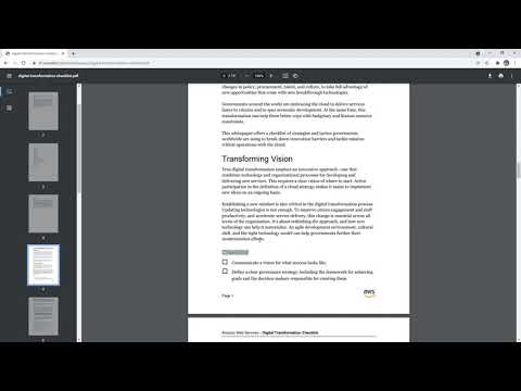 CLF-C01 — Digital Transformation Checklist