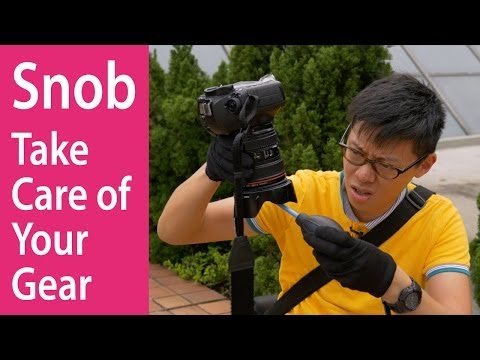 how to take care of dslr