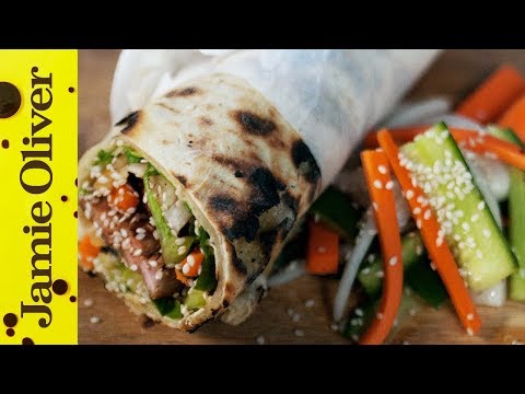 BBQ Pork Fillet Wrap | Aaron Craze's Street Food