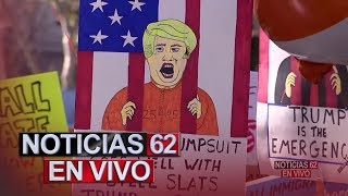 Protesta contra Donald Trump hoy día de los Presidentes. – Noticias 62. - Thumbnail