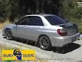 subaru wrx sti kolleksiyon egzos egzoz