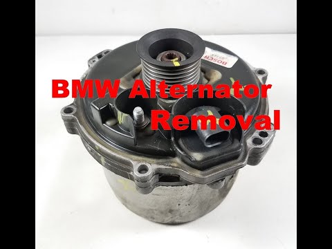 Bmw Alternator replacement X5 740 540 e53 e38 e39 water cooled alternator