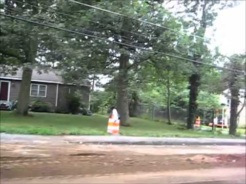 Water and drain pipe replacement work Lincoln St Franklin MA Summer Fall 2013