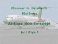 moscow to palma de mallorca  full flight 
