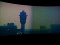Hong Kong Airport 180 degree screen