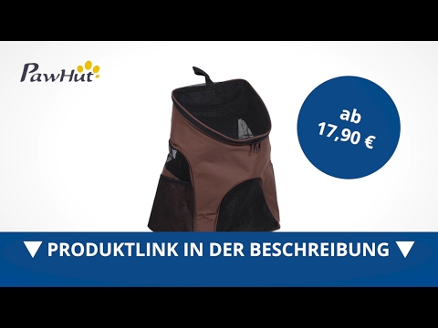 PawHut Hunderucksack Hunde KatzenTragetasche Rucksack Transporttasche kaffee - direkt kaufen!