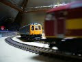 Multi train running on a single track using DCC control Multi train running on a single track using DCC control
