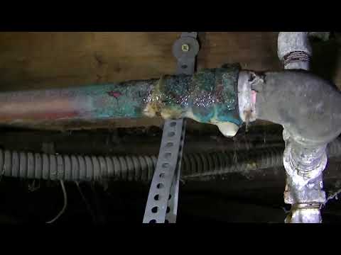 how to fix pex pipe leak