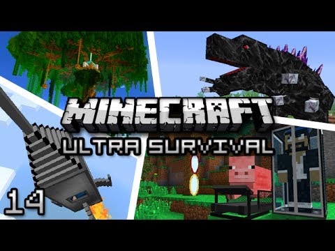 Minecraft: Ultra Modded Survival Ep. 14 - QUARRY!