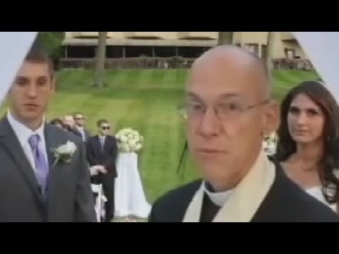 priest - Couple shocked when officiate interrupts wedding to yell at the photographer.