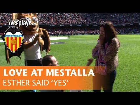Declaration of love valencianista at Mestalla