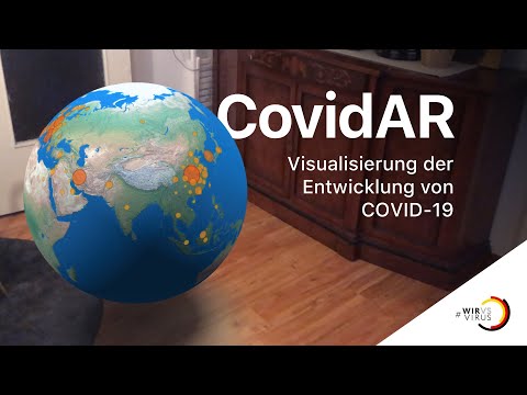 CovidAR - Visualisierung der Corona-Pandemie in 3D Augmented Reality (Live Demo)