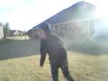 Crazy videos ( jaron jumps into a bush)