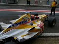 Nicolas Prost driving out of pits, Euroseries 3000