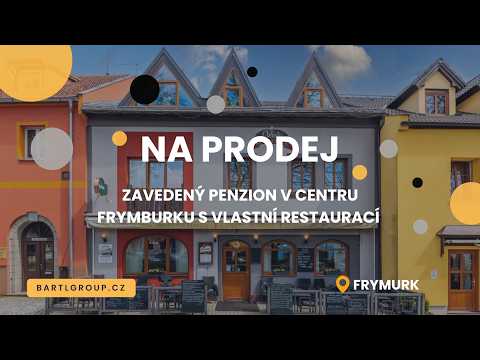 Video NA PRODEJ - Zavedený penzion s vlastní restaurací v centru Frymburku