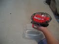 An Evolution 3 drop test with 100 painballs.
