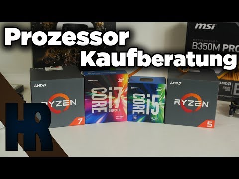 Prozessor Kaufberatung Mitte 2017 (Juni) Gaming CPU Kaufberatung Deutsch Intel AMD