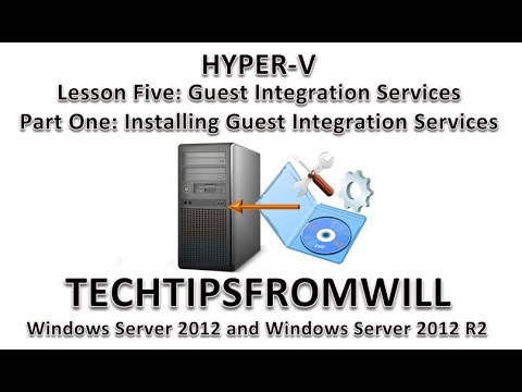 how to enable integration services hyper-v