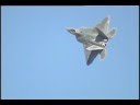 F22 raptor fly by F-22 stealth jet airlpane air show