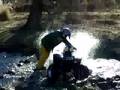 Animal domando un Yamaha Warrior 350