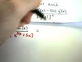 The Quotient Rule